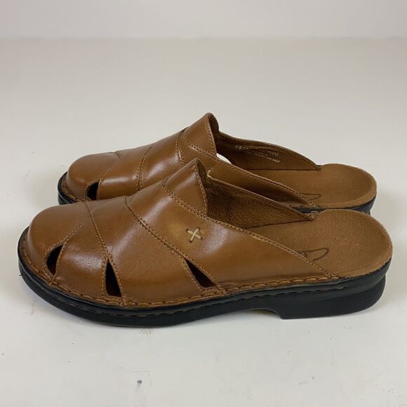 Clarks Structured size 6M mule sandals A3 - Picture 4 of 7